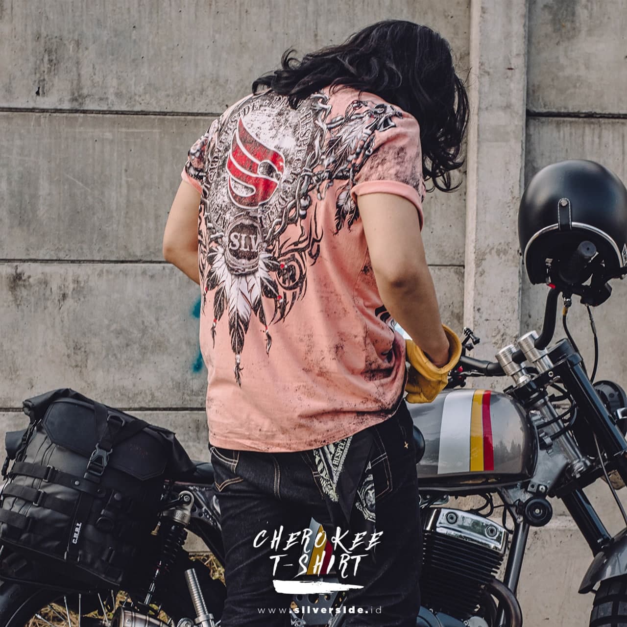 SILVERSIDE CHEROKEE T-SHIRT FULLPRINT BIKERS APPAREL - Image 2