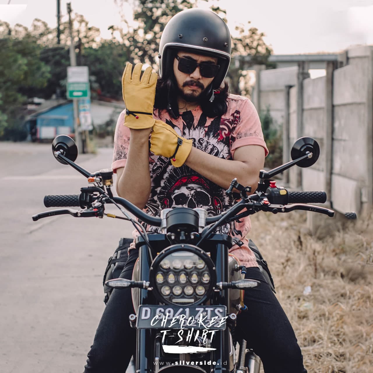 SILVERSIDE CHEROKEE T-SHIRT FULLPRINT BIKERS APPAREL - Image 3