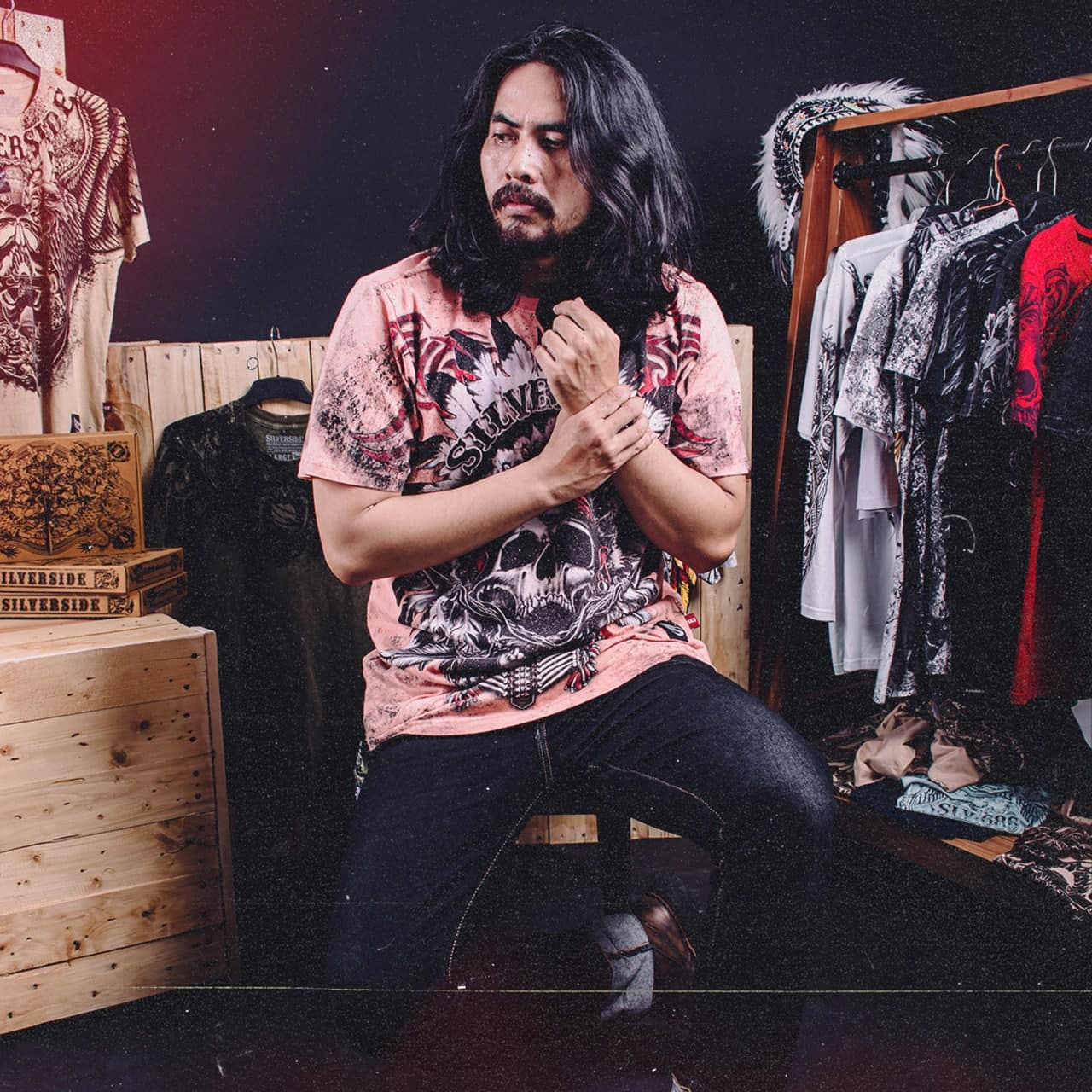 SILVERSIDE CHEROKEE T-SHIRT FULLPRINT BIKERS APPAREL - Image 4