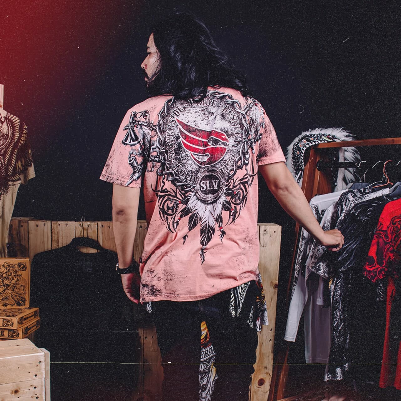 SILVERSIDE CHEROKEE T-SHIRT FULLPRINT BIKERS APPAREL - Image 5