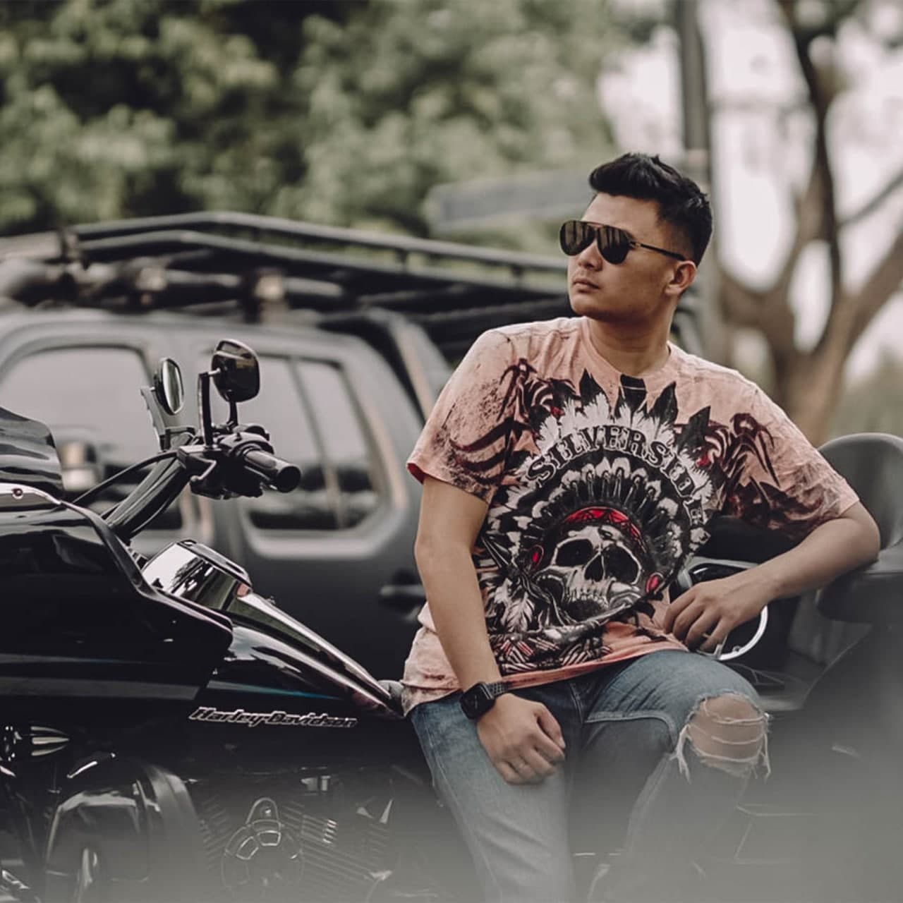 SILVERSIDE CHEROKEE T-SHIRT FULLPRINT BIKERS APPAREL - Image 6