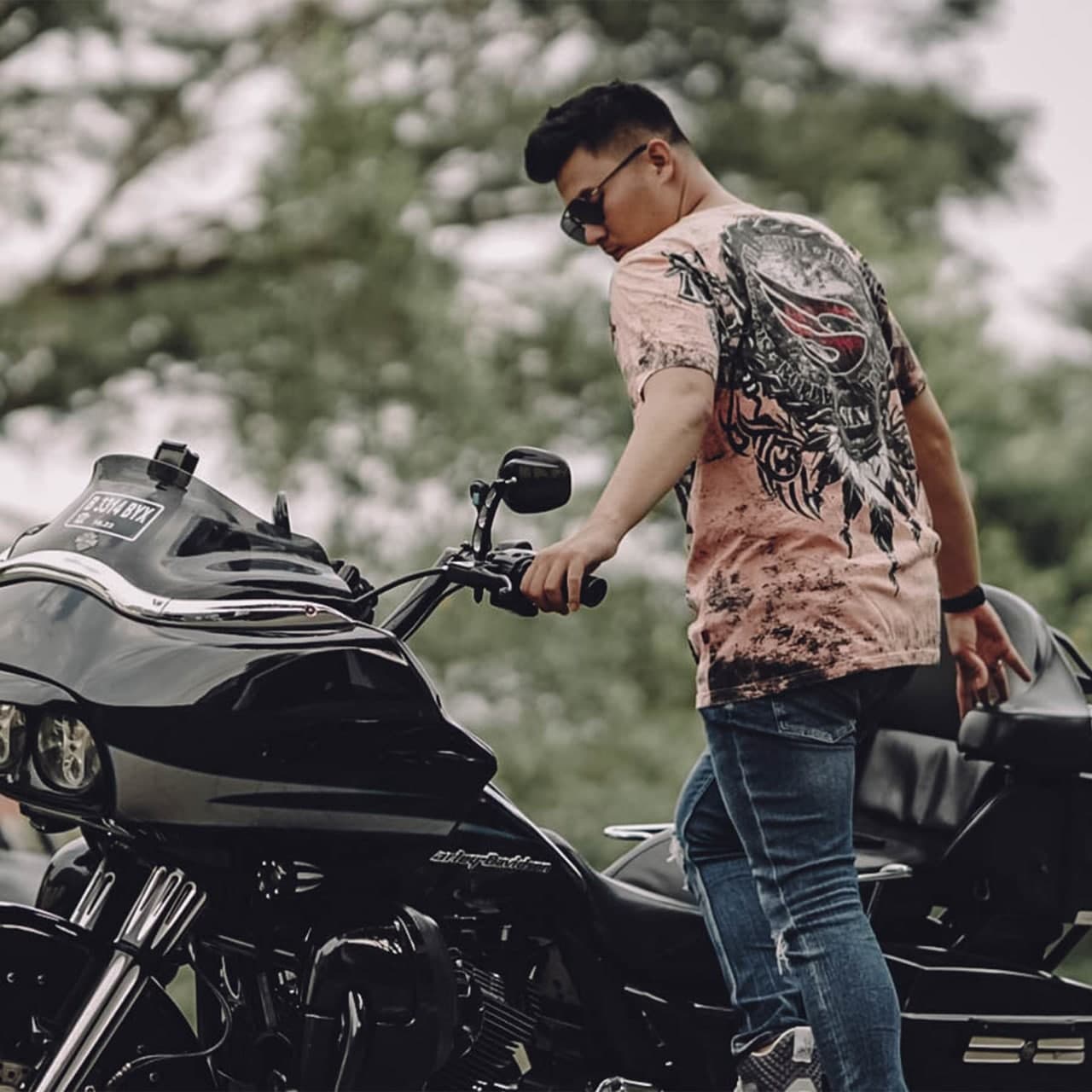 SILVERSIDE CHEROKEE T-SHIRT FULLPRINT BIKERS APPAREL - Image 7