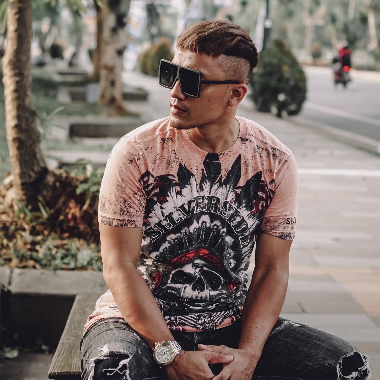 SILVERSIDE CHEROKEE T-SHIRT FULLPRINT BIKERS APPAREL - Image 8