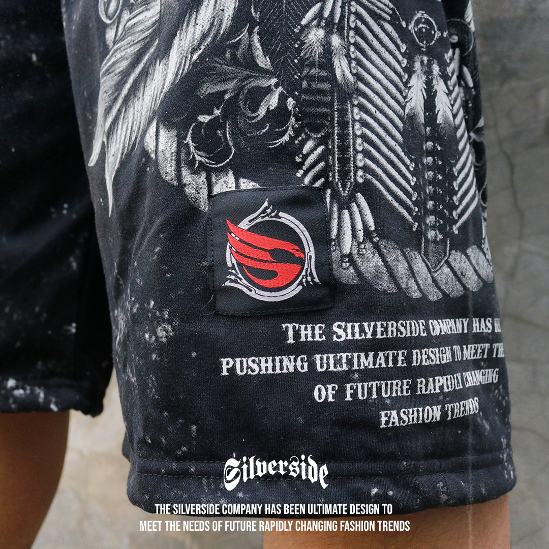 SILVERSIDE PANTS DEMONS BIG PANTS FULLPRINT BIKERS APPAREL - Image 3