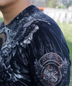 Alternative view of SILVERSIDE BLACK MAJESTY LONGSLEEVE FULLPRINT BIKERS APPAREL