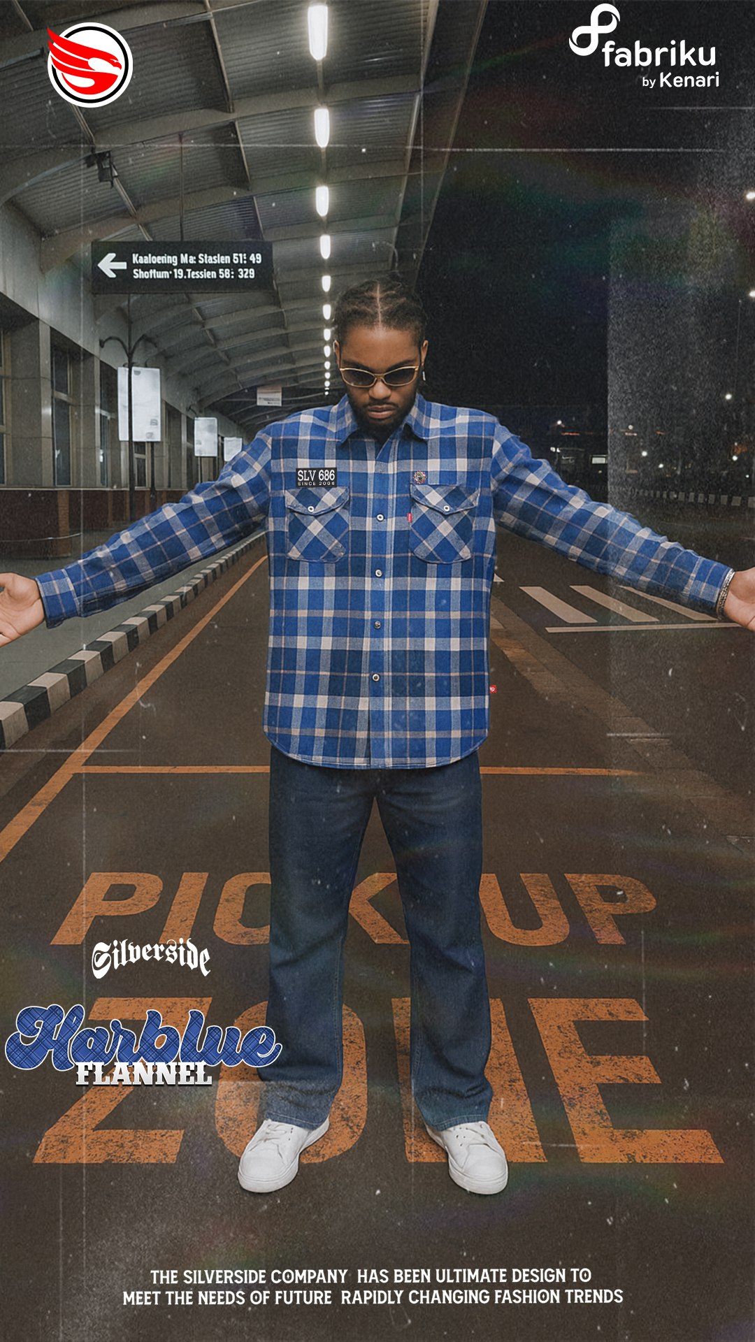 FLANNEL HAR BLUE - Image 3