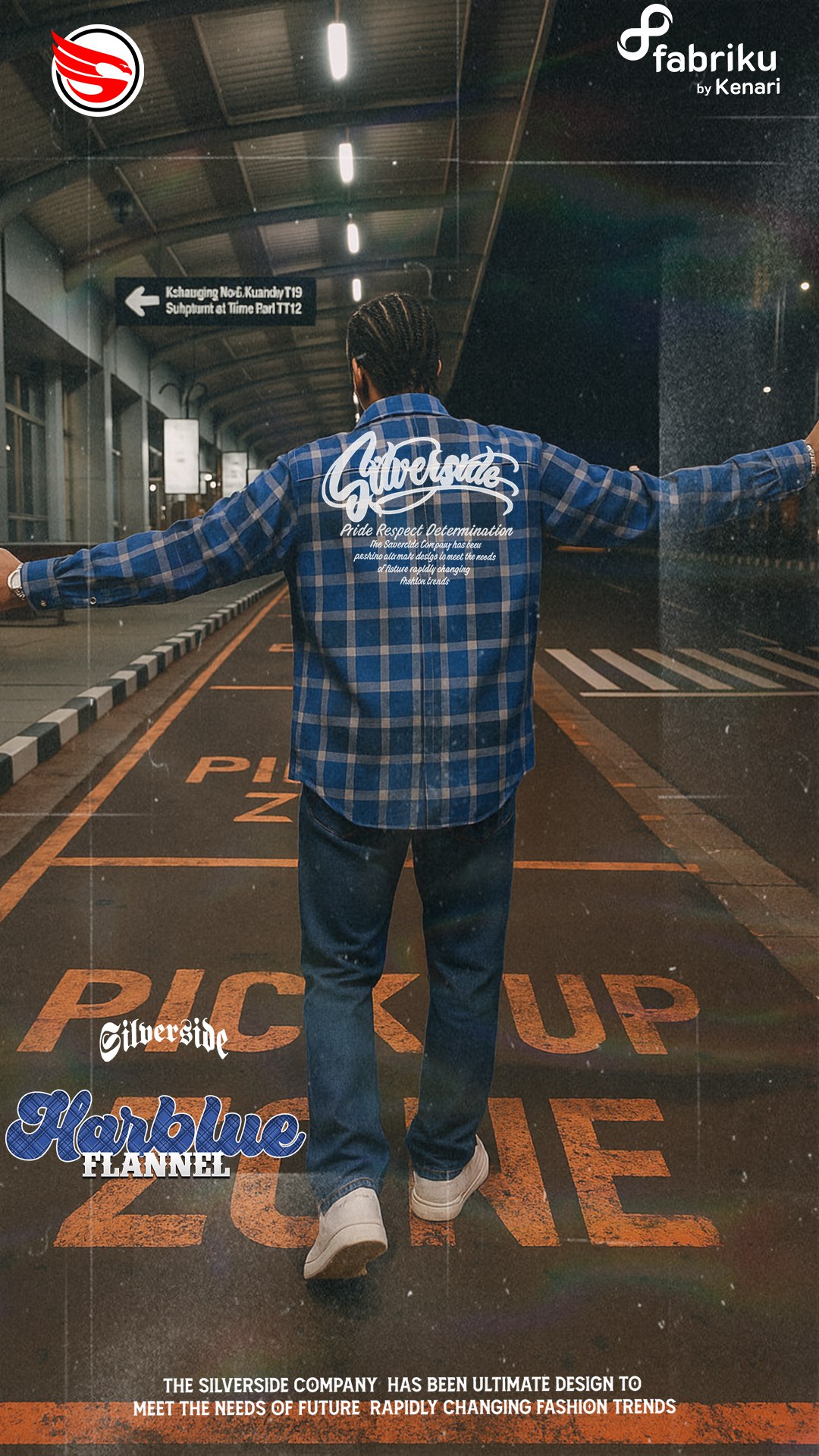 flannel hard blue silverside workshirt