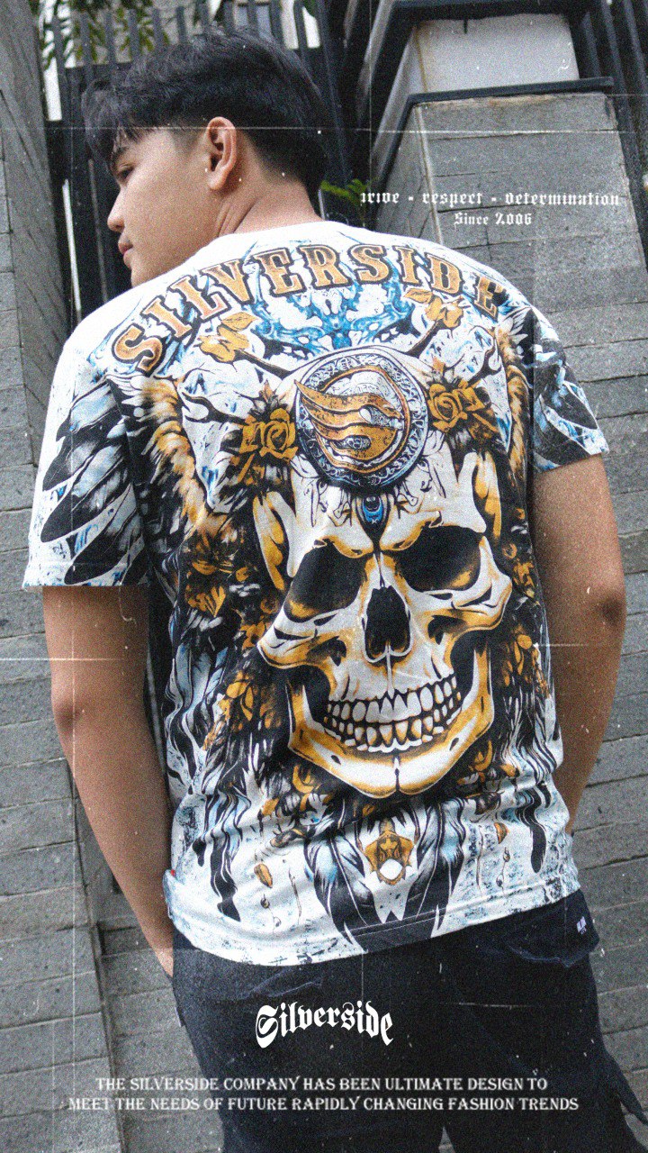 silverside skullrise t-shirt