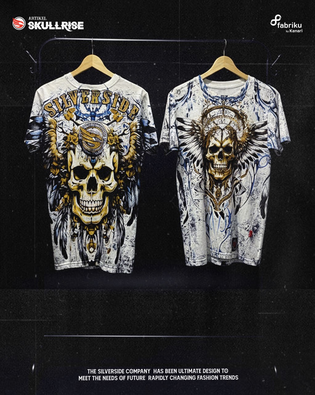 SKULLRISE T-SHIRT FULL PRINT - Image 3