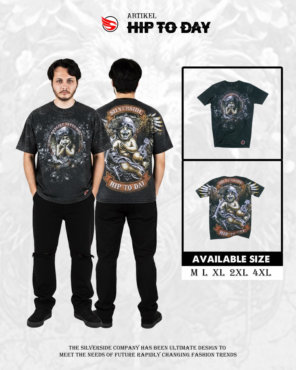 HIP TO DAY T-SHIRT FULL PRINT - Image 4