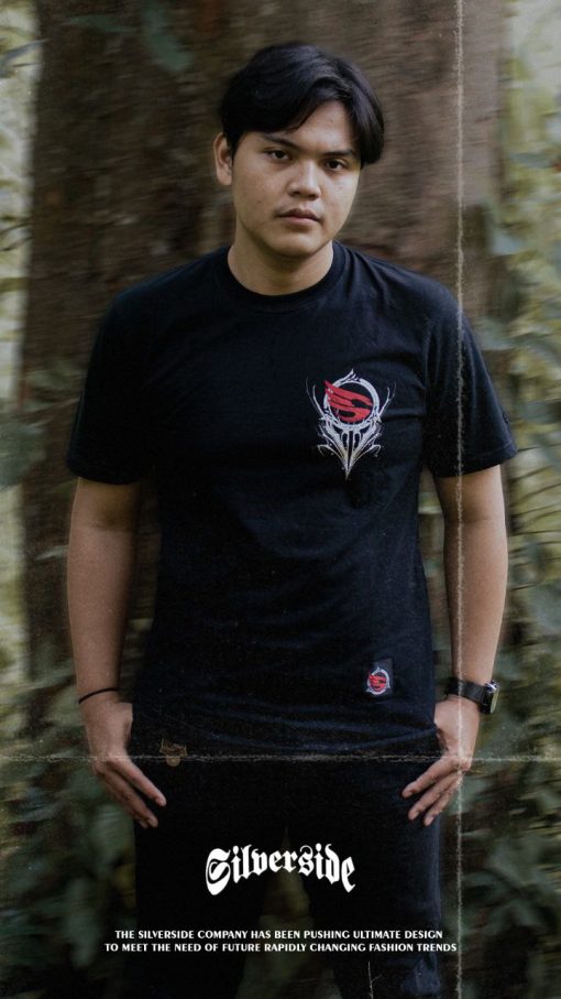 SILVERSIDE DREAMSKULL T-SHIRT BASIC BIKERS APPAREL - Image 2