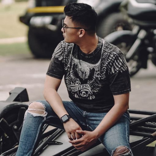 SILVERSIDE FALCON T-SHIRT FULLPRINT BIKERS APPREL - Image 5