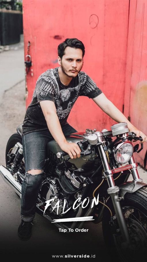 SILVERSIDE FALCON T-SHIRT FULLPRINT BIKERS APPREL - Image 2