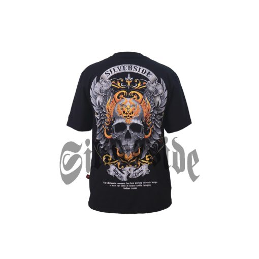 SILVERSIDE NECRO T-SHIRT BASIC BIKERS APPAREL - Image 6