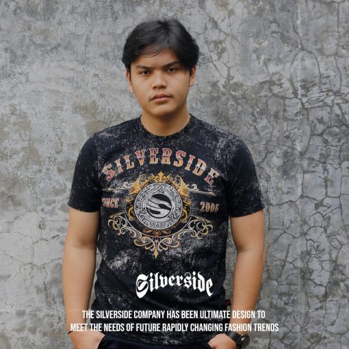 SILVERSIDE EAGLE SHIELD T-SHIRT FULLPRINT BIKERS APPAREL - Image 7