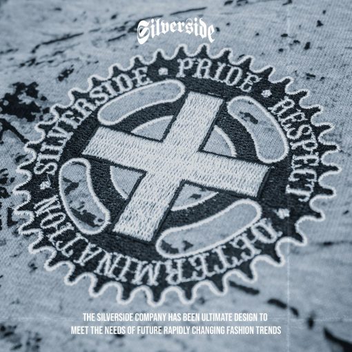 SILVERSIDE VEST RIDDING SKULL BIKERS APPAREL - Image 4