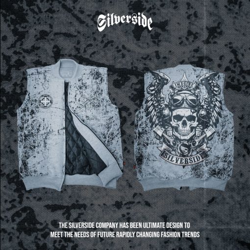 vest ridding skull silverside