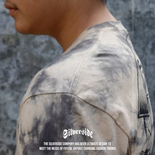 SILVERSIDE VEPPER T-SHIRT TIEDYE BIKERS APPAREL - Image 4