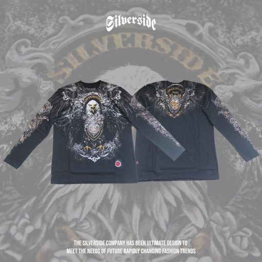 SILVERSIDE BLACK MAJESTY LONGSLEEVE FULLPRINT BIKERS APPAREL - Image 6