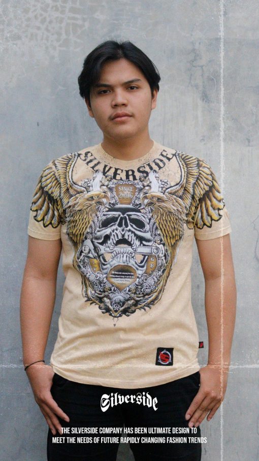 SILVERSIDE VULTURE T-SHIRT FULLPRINT BIKERS APPAREL - Image 3