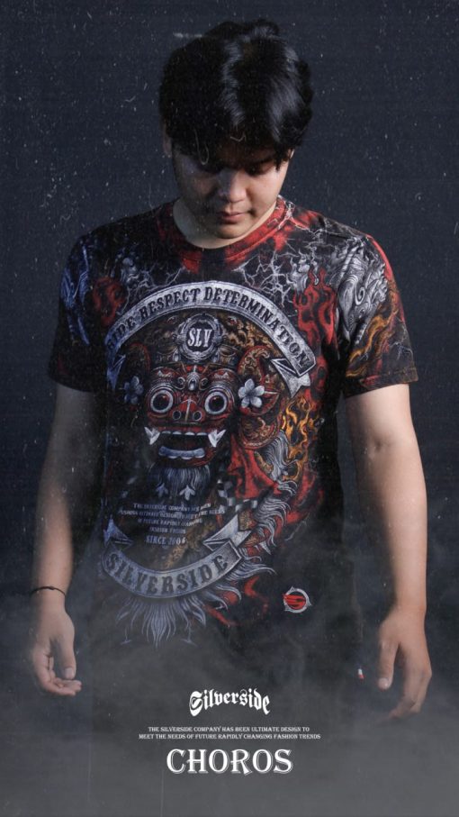 SILVERSIDE CHOROS T-SHIRT FULLPRINT BIKERS APPAREL - Image 6