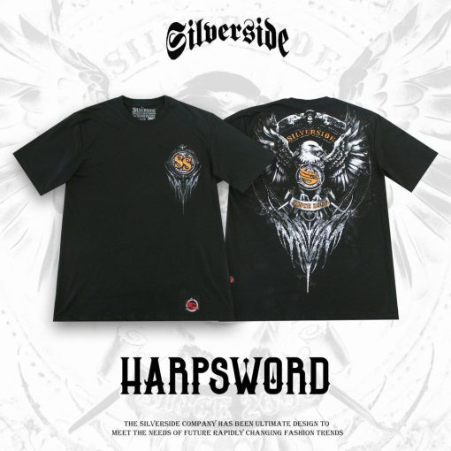 SILVERSIDE HARPSWORD T-SHIRT BASIC BIKERS APPAREL - Image 2