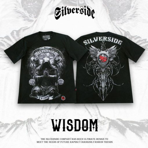SILVERSIDE WISDOM T-SHIRT BASIC BIKERS APPAREL - Image 2