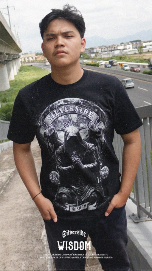 SILVERSIDE WISDOM T-SHIRT BASIC BIKERS APPAREL - Image 7