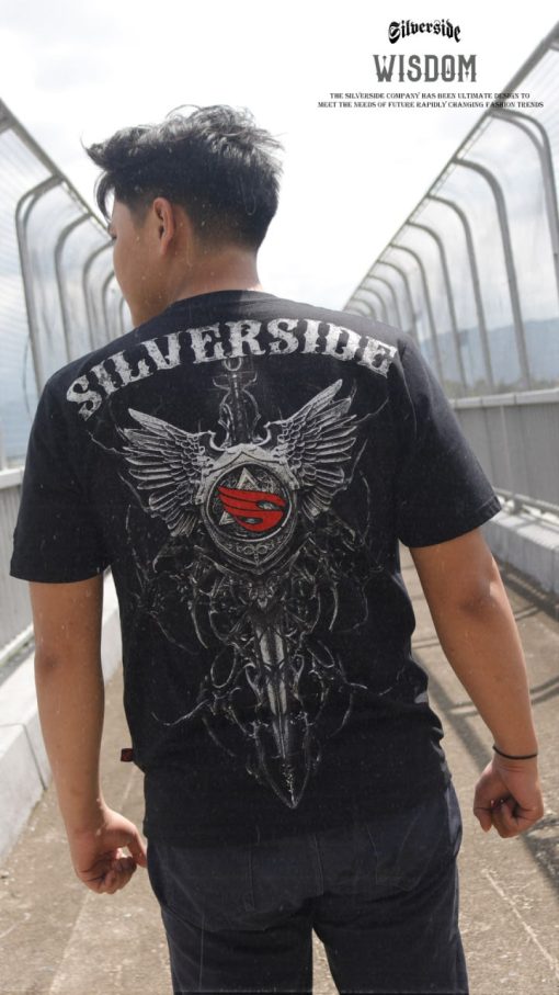SILVERSIDE WISDOM T-SHIRT BASIC BIKERS APPAREL - Image 8