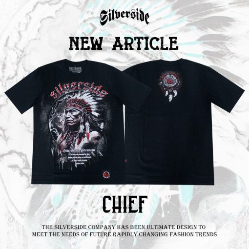 SILVERSIDE CHIEF T-SHIRT BASIC BIKERS APPAREL - Image 2