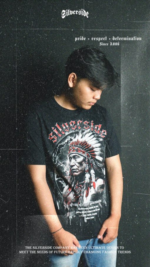 SILVERSIDE CHIEF T-SHIRT BASIC BIKERS APPAREL - Image 4