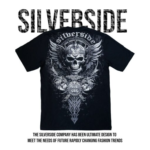 SILVERSIDE DREAMSKULL T-SHIRT FULLPRINT BIKERS APPAREL - Image 4