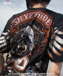 SILVERSIDE HIP TO DAY T-shirt  / baju pria / Kaos washing fullprint / Kaos motor / Bikers Apparel