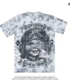 Alternative view of SILVERSIDE REBEL T-shirt  / baju pria / Kaos washing fullprint / Kaos motor / Bikers Apparel