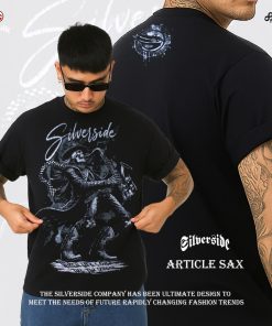 SILVERSIDE SAX T-shirt  / baju pria / Kaos washing fullprint / Kaos motor / Bikers Apparel